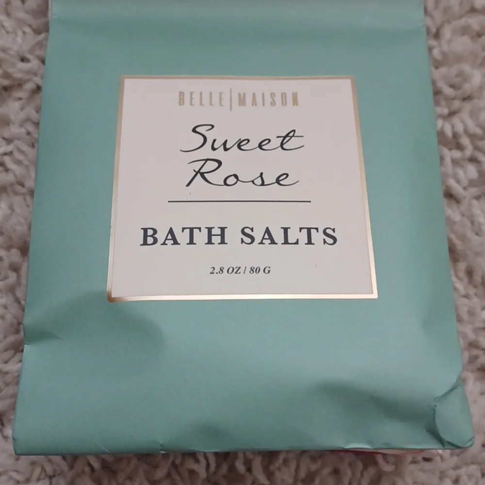 NWT Bath Salts 5pk by Belle Maison